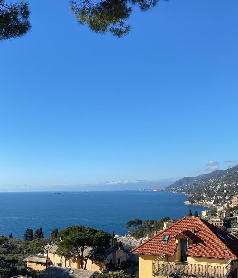 Ferienwohnung Alloggio Con Parcheggio E Vista - A Due Passi Dal Paradiso Camogli Exterior foto