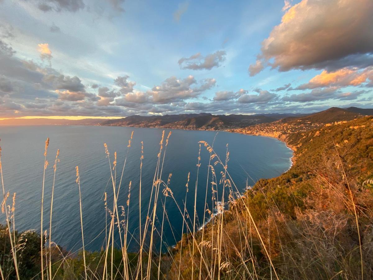 Ferienwohnung Alloggio Con Parcheggio E Vista - A Due Passi Dal Paradiso Camogli Exterior foto