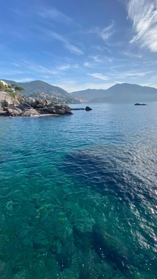 Ferienwohnung Alloggio Con Parcheggio E Vista - A Due Passi Dal Paradiso Camogli Exterior foto