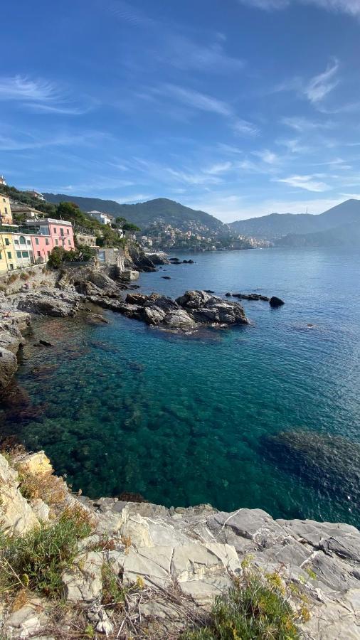 Ferienwohnung Alloggio Con Parcheggio E Vista - A Due Passi Dal Paradiso Camogli Exterior foto